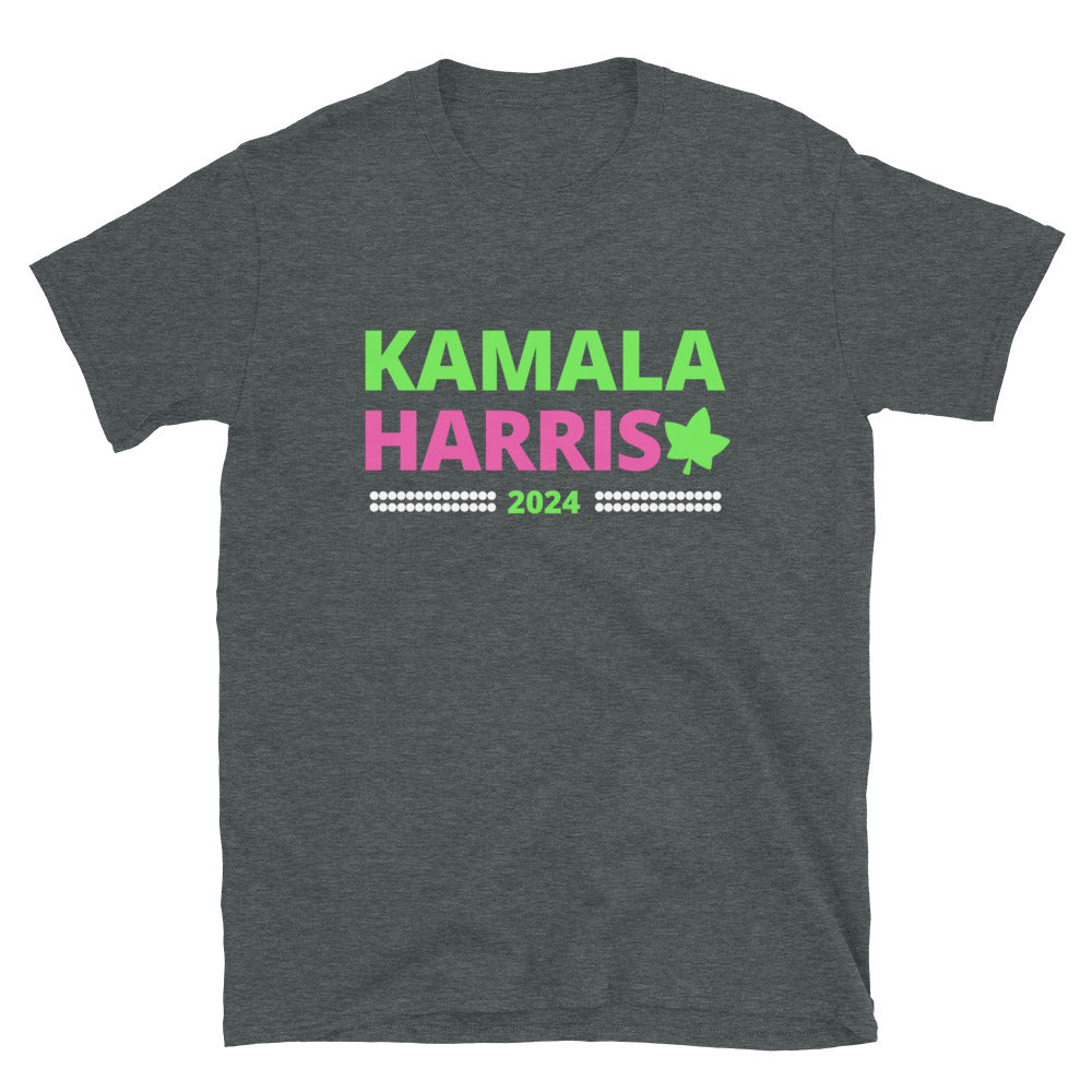 Kamala Harris  Green Short-Sleeve Unisex T-Shirt