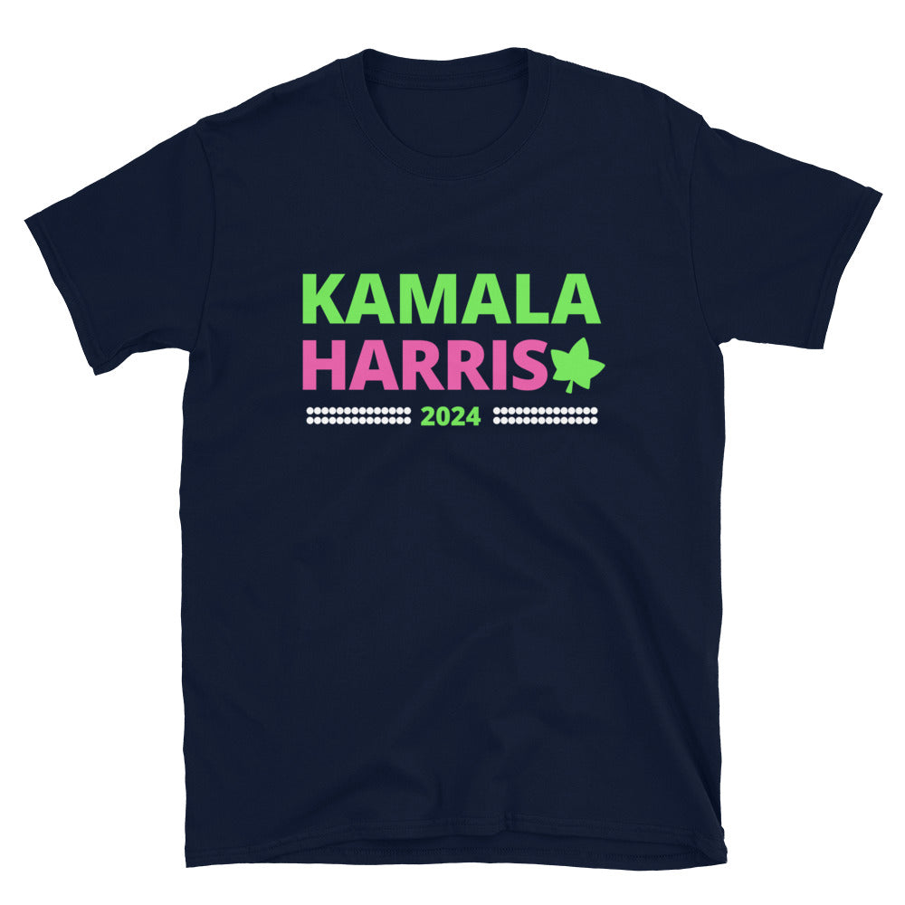 Kamala Harris  Green Short-Sleeve Unisex T-Shirt