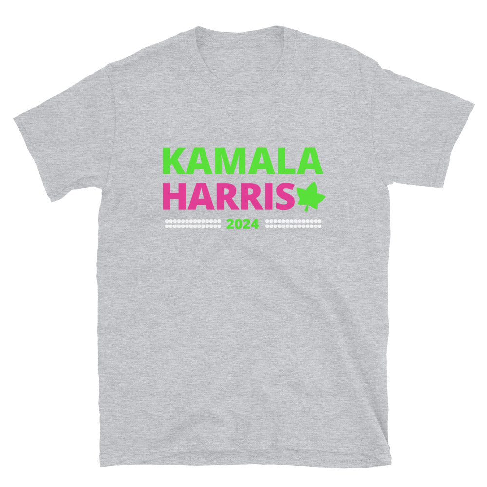 Kamala Harris  Green Short-Sleeve Unisex T-Shirt