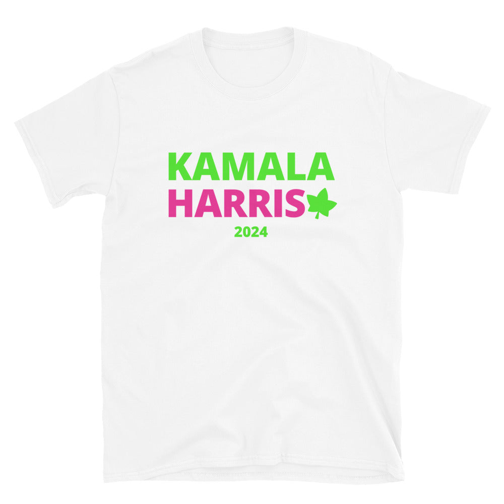 Kamala Harris  Green Short-Sleeve Unisex T-Shirt