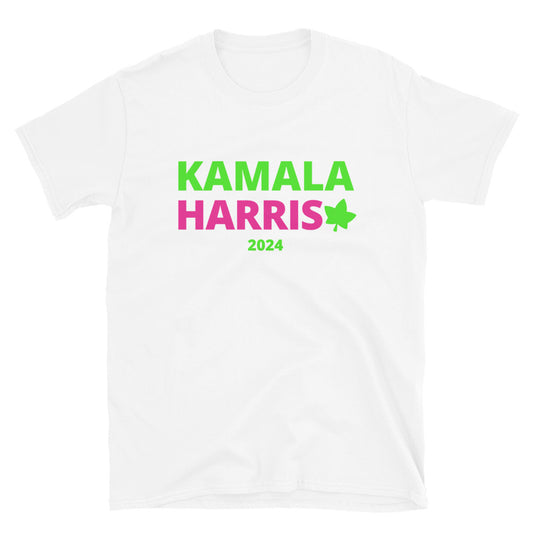 Kamala Harris  Green Short-Sleeve Unisex T-Shirt